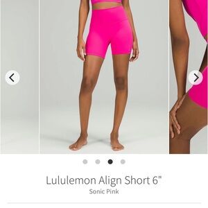 Lululemon Align Short 6”